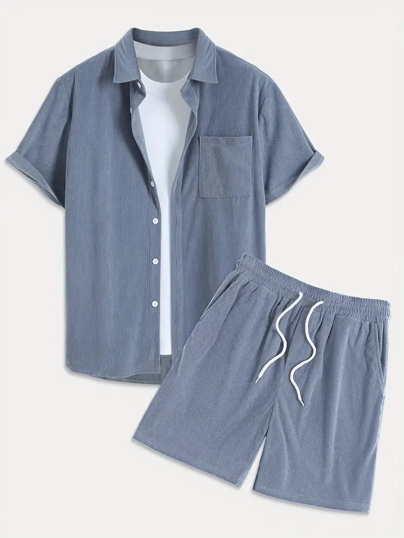 European Fashion Shirt and Shorts