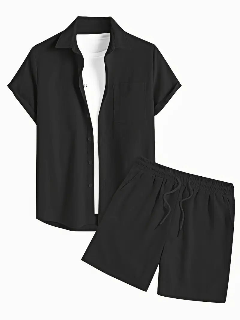 European Fashion Shirt and Shorts