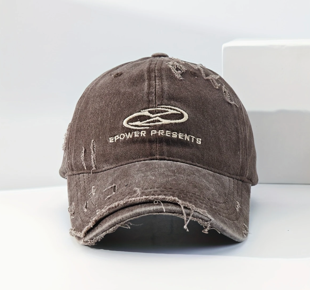 Vintage-Style Men's Denim Baseball Cap