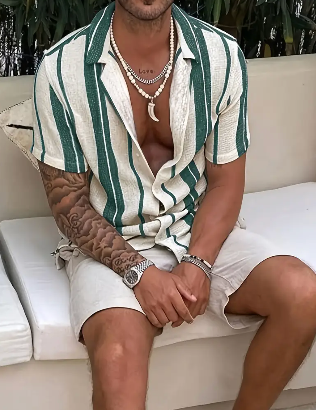 Casual Loose Striped Shirt