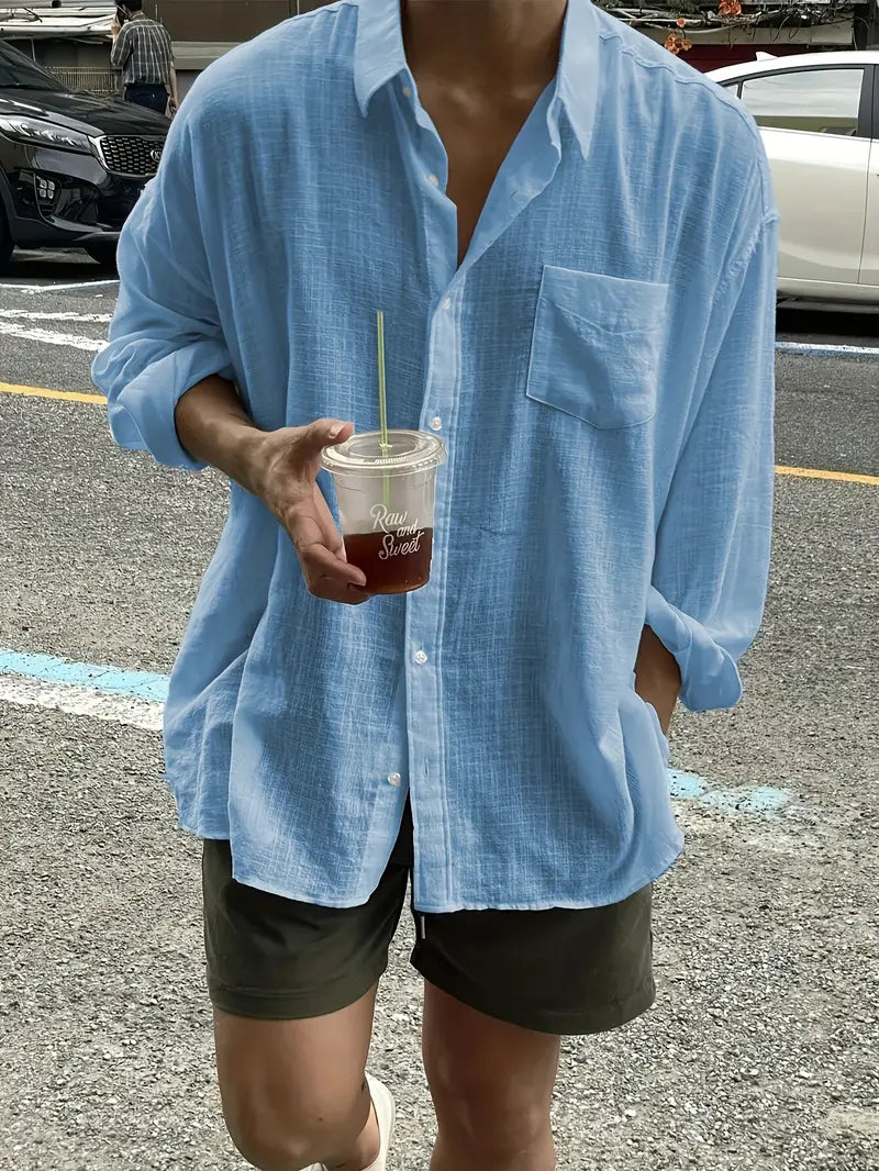 Men's Long-Sleeved Shirt