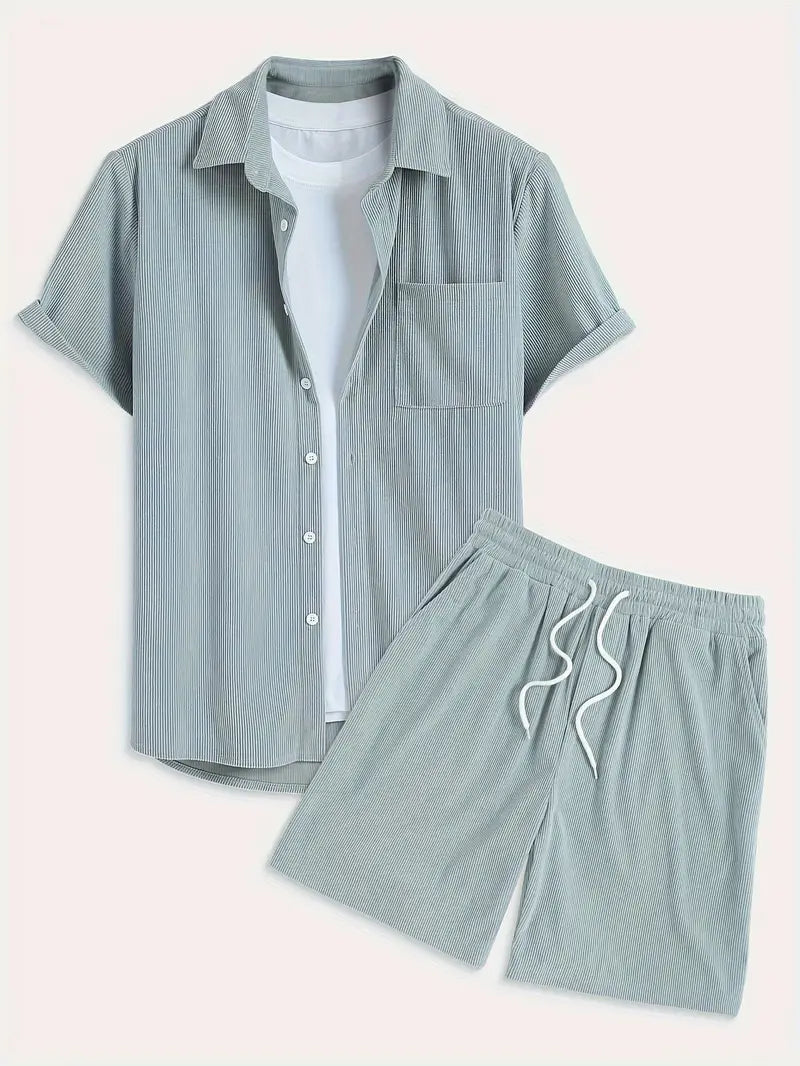European Fashion Shirt and Shorts