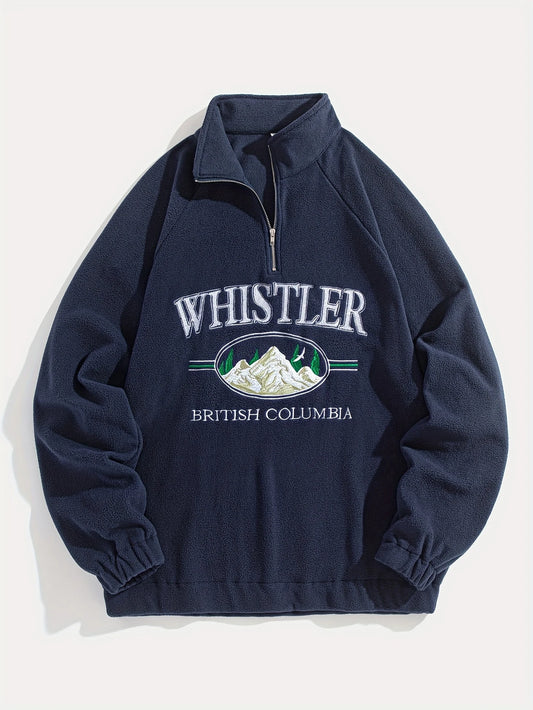 Casual Breathable Half Zipper