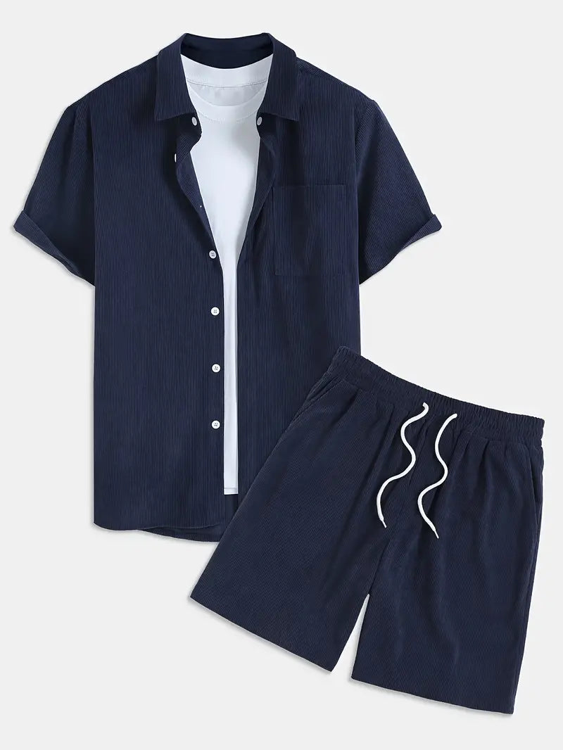 European Fashion Shirt and Shorts